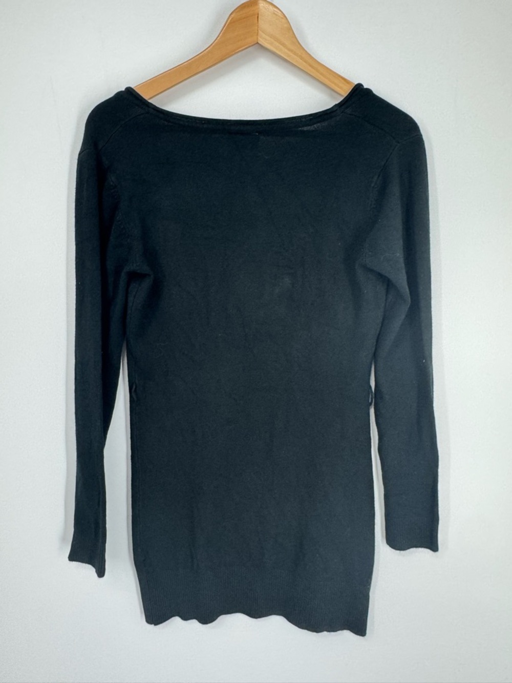 Vintage Dolce & Gabbana black Cotton deep scoop neck top size small - Picture 5 of 7